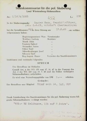 Sauter, Hans