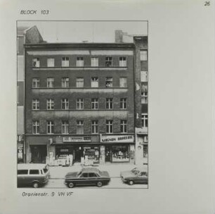Fotografie: Oranienstr. 9, 1983