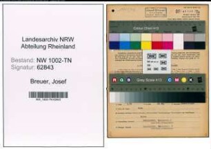 Entnazifizierung Josef Breuer , geb. 24.04.1890 (Spediteur)