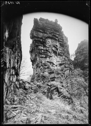 Sperlingstein (Vrabinec/Tschechische Republik). Gipfel des Vrabinec