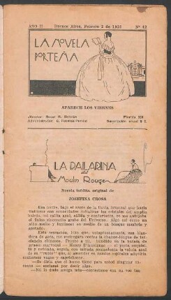 La bailarina del Moulin Rouge