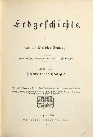 Erdgeschichte, 2. Beschreibende Geologie
