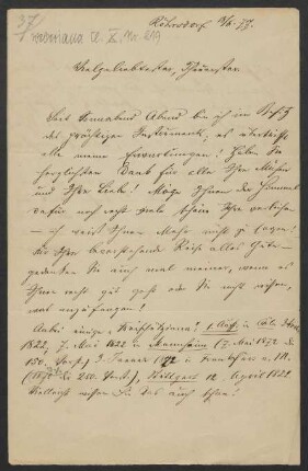 Brief an Friedrich Wilhelm Jähns : 18.06.1877