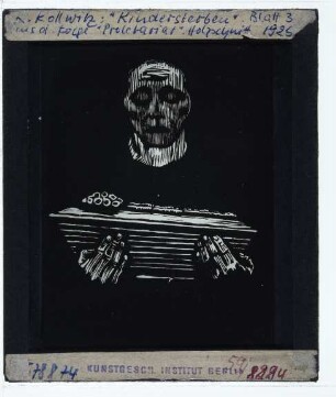 Kollwitz, Kindersterben (Blatt 3 der Folge: Proletariat) (Druck)