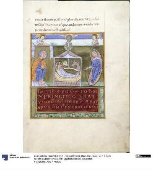 Evangelistar Heinrichs IV. (?), Geburt Christi