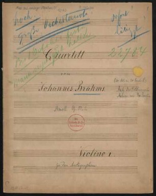 Quartette; vl (2), vla, vlc; a-Moll; op.51,2
