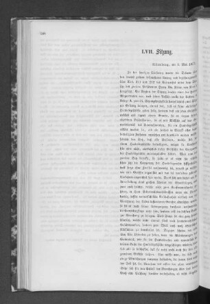 LVII. Sitzung.