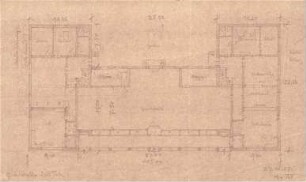 Fischer, Theodor; Bad Tölz (Bayern); Gewerbehalle - Grundriss