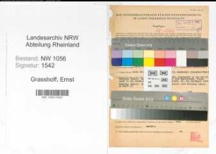 Entnazifizierung Ernst Grasshoff , geb. 12.09.1909 (Rechtsanwalt)