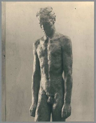 Der Einsame, Detail, 1927, Gips