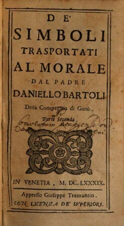 De'Simboli trasportati al Morale, P. 2