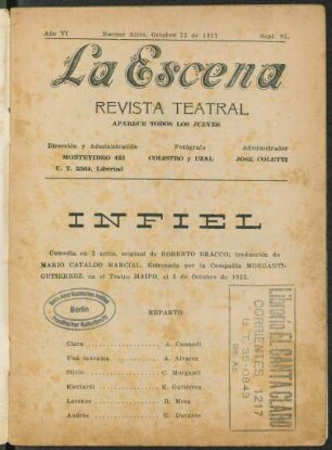 Infiel : comedia en 3 actos