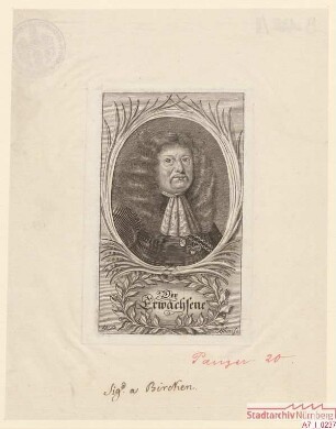 Sigmund von Birken, "Der Erwachsene"