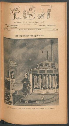 El frigorífico del gobierno - [Caricatura]