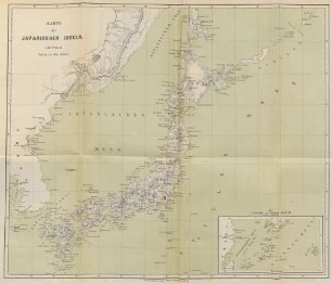 Karte der japanischen Inseln
