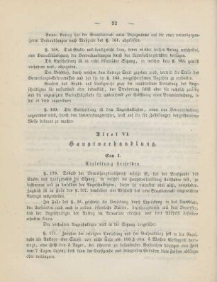 Titel VI. Hauptverhandlung