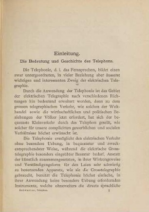 Telephon, Mikrophon und Radiophon : mit besonderer Rücksicht auf ihre Anwendung in der Praxis