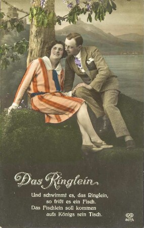 Das Ringlein - Und schwimmt es [...]