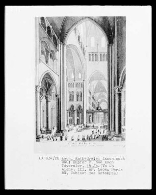 Laon: Kathedrale, Inneres nach Osten