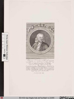 Bildnis Johann Leonhard Wassermann