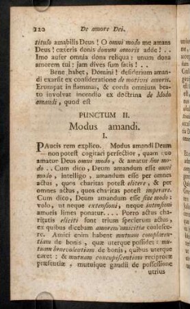 120-132, Punctum II. Modus amandi.; Colloquium.; Sub Missa.