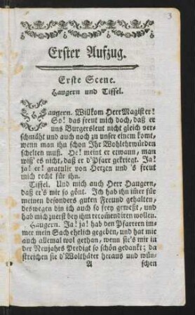 3r-7v, Erste Scene; Zweyte Scene