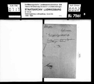 Korrektion des Vizinalwegs von Dagersheim nach Aidlingen (Postkurs)