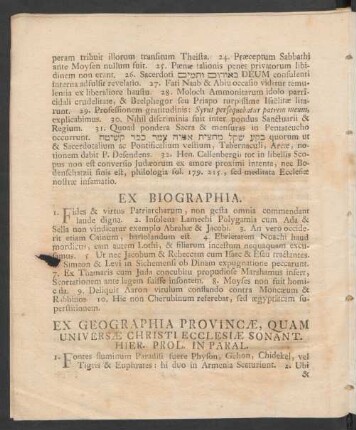 Ex Biographia