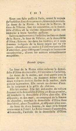 Seconde époque
