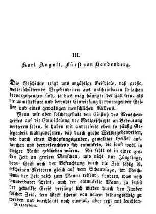 III. Karl August, Fürst von Hardenberg