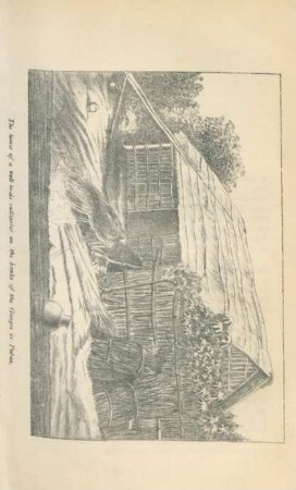 The house of a well-to-do cultivator on the banks of the Ganges in Patna
