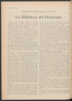 Galería de bibliotecas privadas : La Biblioteca del Financiero