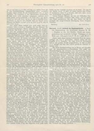 308-309 [Rezension] Lehrbuch der Dogmengeschichte. 3. Bd. 4., neu durchgearb. u. verm. Aufl