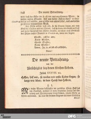 Die neunte Betrachtung [...]