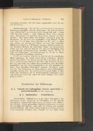 Krankheiten der Gallenwege.