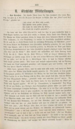 333-357 Kirchliche Mittheilungen