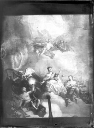 Triumph der Tugenden - Allegorie auf die weise Regierung des Hauses Wettin