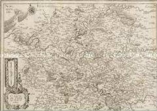 Carte de l'Isle de France et Brie