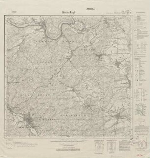5017 (alte Nr.: 2918) Biedenkopf, Meßtischblatt (4cm - Karte)