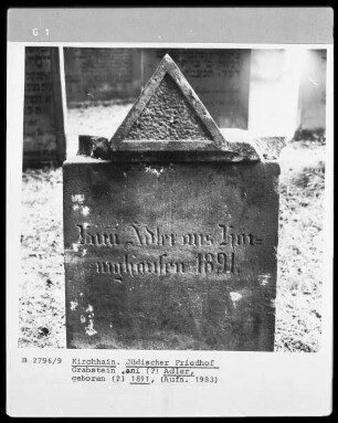 Grabstein für ani ? Adler