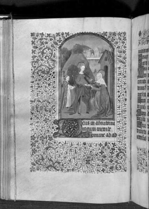 Heures de Brière de Surgy / Heures / Horae / Stundenbuch — Heimsuchung, Folio fol. 40 v