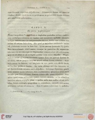 Caput I: De foro, basilicisque