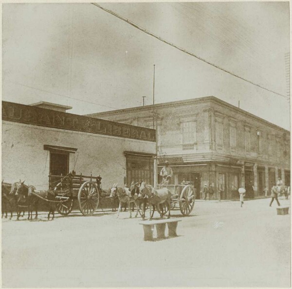 City view of Lima - street scene