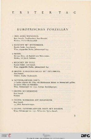 Europäisches Porzellan (Nr. 1-42)