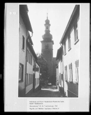 Katholische Pfarrkirche Sankt Jakob — Glockenturm