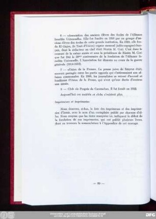 Imprimeurs et imprimeries