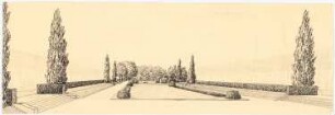 Park: Perspektivische Ansicht
