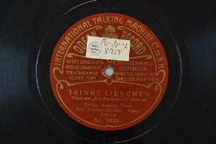 Trinke Liebchen : Duett aus "Die Fledermaus" / (Strauss)