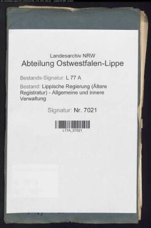 Pensionierung des Steueraufsehers Gröne zu Detmold