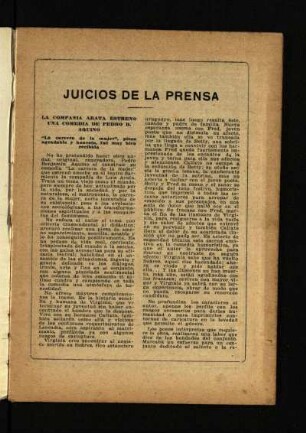 Juicios de la prensa